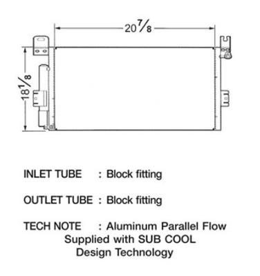 CSF Air Conditioning Condensers 10449 Condenser, Aluminum, Natural, Toyota, Each