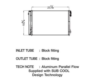 CSF Air Conditioning Condensers 10517 Condenser, Aluminum, Black, BMW, Each
