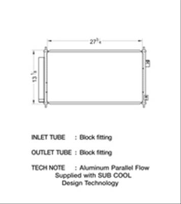 CSF Air Conditioning Condensers 10543 Condenser, Aluminum, Natural, for use on Honda®/Acura®, Each