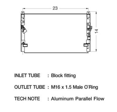 CSF Air Conditioning Condensers 10567 Condenser, Aluminum, Black, Toyota, Each