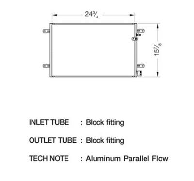 CSF Air Conditioning Condensers 10676 Condenser, Aluminum, Natural, Audi, Each