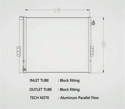 CSF Air Conditioning Condensers 10788 Condenser, Aluminum, Natural, Toyota, Each
