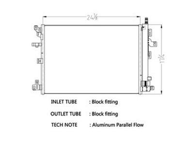 CSF Air Conditioning Condensers 10789 Condenser, Aluminum, Natural, Volvo, Each