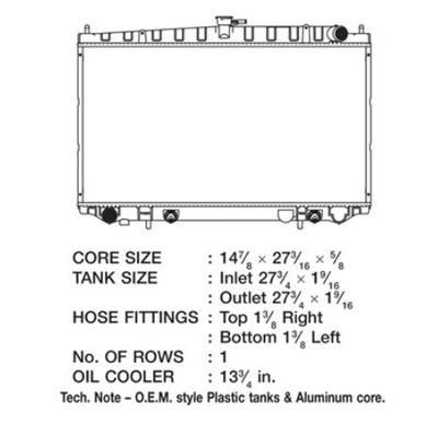 CSF Radiators 2614 Nissan Altima