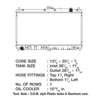 CSF Radiators for 1999-2005 MIATA - 2809 Mazda Miata