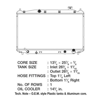 CSF Radiators 2978 Honda Civic Hybrid