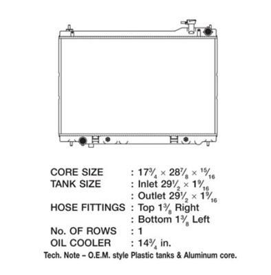 CSF Radiators 2980 Infiniti Fx 35