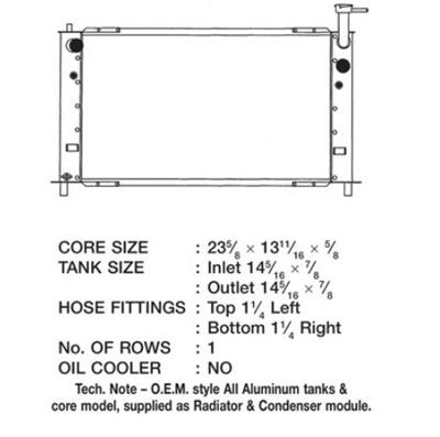 CSF Radiators for 2001-2003 PRIUS - 3146 Radiator and Condenser Module, OE Replacement, Aluminum, Natural, Toyota, Prius, Each