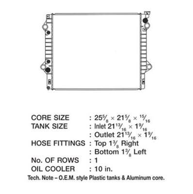 CSF Radiators 3200 Toyota Prerunner