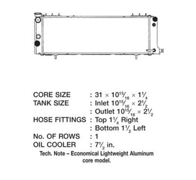 CSF Radiators 3252 Jeep Cherokee Rh Drive