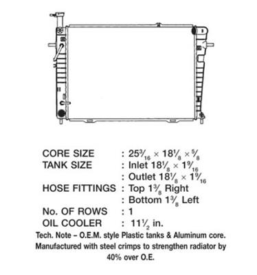 CSF Radiators 3287 Hyundai Tucson