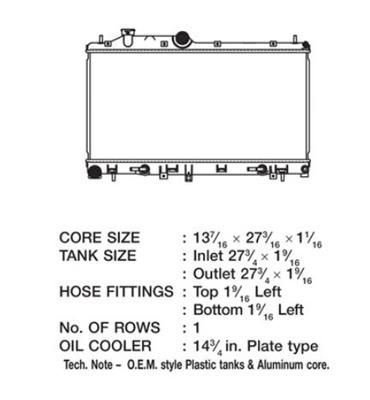 CSF Radiators 3439 Subaru Forester Turbo
