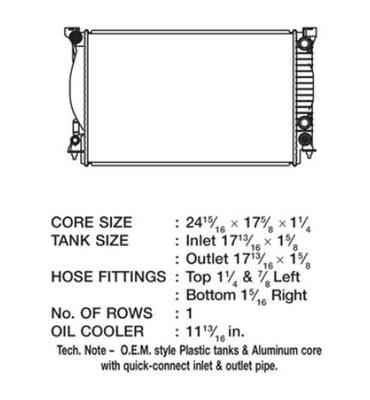 CSF Radiators 3452 A4, A4 Quattro