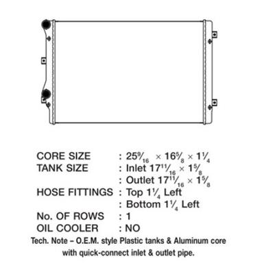 CSF Radiators 3559 Radiator, OE Replacement, Aluminum/Plastic, Natural, Audi, Volkswagen, Each