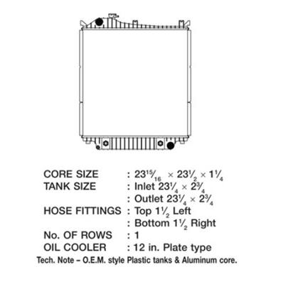 CSF Radiators for 2006-2010 EXPLORER, 2007-2010 EXPLORER SPORT TRAC, 2006-2009 MOUNTAINEER - 3568 Ford Explorer