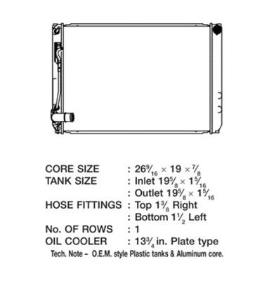 CSF Radiators for 2005-2006 SIENNA - 3637 Radiator, OE Replacement, Aluminum/Plastic, Natural, Toyota, Sienna, Each