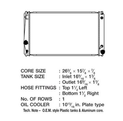 CSF Radiators 3714 Radiator, OE Replacement, Aluminum/Plastic, Natural, Toyota, Rav4, Each