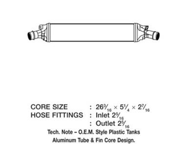 CSF Intercoolers 6052 Intercooler, Aluminum, Natural, Audi, Each