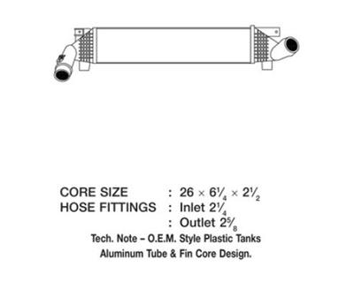 CSF Intercoolers 6069 Intercooler, Aluminum, Black, Ford, Each