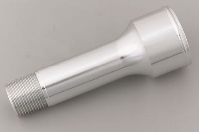 CSR NPT to Smooth Hose Adapters 908L Fitting, Adapter, Barb, Straight, Aluminum, Clear Anodized, 3/4 in. NPT, 1 3/4 in. Barb, Each thumbnail 2