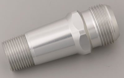 CSR NPT to AN Adapters 909AN16 Fitting, Adapter, NPT, Straight, Aluminum, Clear Anodized, -16 AN, 3/4 in. NPT, Each thumbnail 2