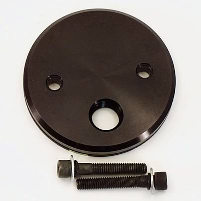 Canton Racing Oil Filter Block-Off Plates 22-520 Adapter, Filter, Plate, Aluminum, Black, 1/2 in. NPT Inlet, Each thumbnail 2
