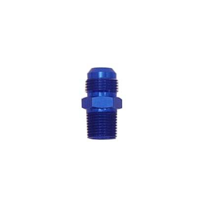 Canton Racing NPT to AN Adapter Fittings 23-245A Fitting, Adapter, NPT, Straight, Aluminum, Blue Anodized, -10 AN, 1/2 in. NPT, Each thumbnail 2