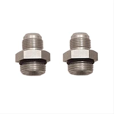 Canton Racing O-Ring Port Adapter Fittings 23-465A Fitting, Adapter, AN to Straight Cut, Straight, Aluminum, Natural, -10 AN, -12 AN, Pair thumbnail 4