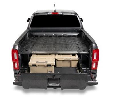 Decked In-Vehicle Storage Systems YN3 Truck Bed Tool Box, Systems, Center of Truck Bed Location, Polyethylene, Black, 5 ft. Bed Only, Nissan, Kit