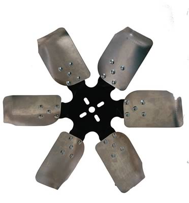 Derale Rigid Race Fans 17515 Fan, Rigid-Type, Race, Clockwise, 15 in. Diameter, Aluminum Blades/Steel Hub, Universal, Each