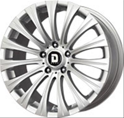 Drag Wheels DR431885234072HB1 Drag Wheels DR-43 Hyper Black Wheels