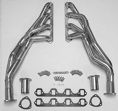 Dougs Headers Tri Y Silver Ceramic Coated 1 5 8 Primaries D660YA