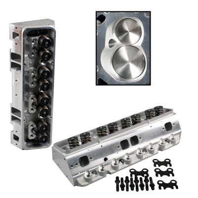 Dart Pro 1 Aluminum Cylinder Heads 11511122P Head, 1, Aluminum, Assembled, 64cc Chamber, 215cc Intake Runner, Chevy, 327, 350, 400, Each thumbnail 7
