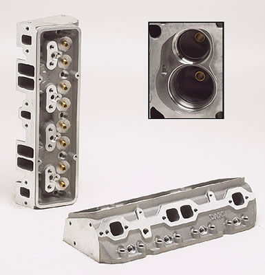 Dart Pro 1 Aluminum Cylinder Heads 11510020P Head, 1, Aluminum, Bare, 64cc Chamber, 215cc Intake Runner, Chevy, 327, 350, 400, Each