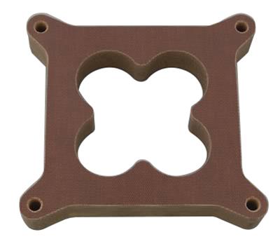 Dart 1 Inch Carburetor Spacer 62100002 Spacer, Phenolic, 1.000 in. Thick, Open Center Colverleaf, 4150, Square Bore, Each