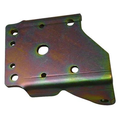 Detroit Speed Stock Lower Shock Plates for 1967-1969 CAMARO, FIREBIRD - 040302LDS Plate, Stock, Driver Side, Steel, Chevy, Pontiac, Each thumbnail 2
