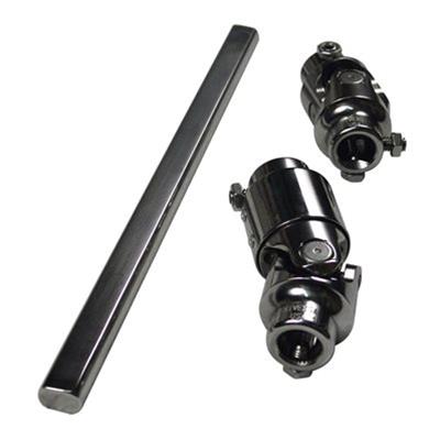 Detroit Speed Inc Steering Shafts 092523DS INT SHAFT W/VR PLAIN STEEL, 1"-48 COLUMN