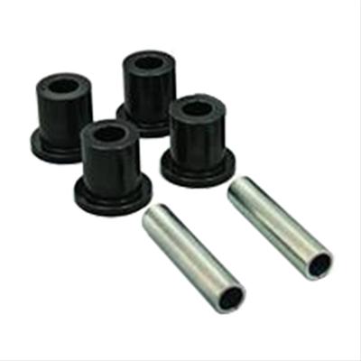 Daystar Frame Shackle Bushings KF02025BK Front Bushings, Polyurethane, Black, Fits 2 in. Inside Dia. Spring, Ford, Front, Kit