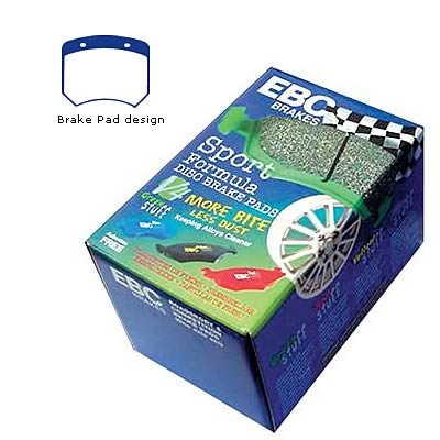 EBC Brakes DP2102 Brake Pads Greenstuff Organic Rear Morgan Aero 8 Set