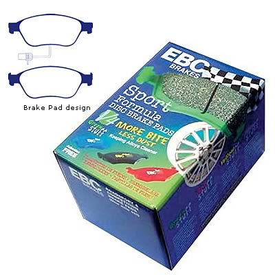 EBC Greenstuff Passenger Car Organic Brake Pads DP21535 Pads, Greenstuff, Organic, Front, Volkswagen, Phaeton, Set thumbnail 2