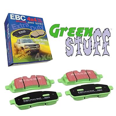 Disc Brake Pad Set-EBC 6000 Series Greenstuff Truck//SUV Brakes Disc Pads Front