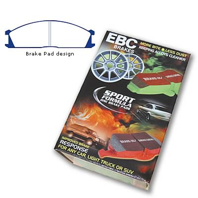 EBC Greenstuff Elite SUV and Light Truck Organic Brake Pads DP6691 Pads, 6000 Series, Organic, Front, for Nissan, Set thumbnail 2