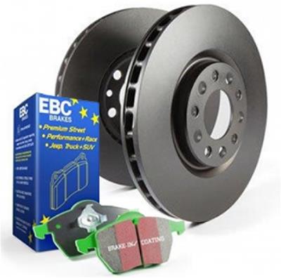 EBC Stage 11 Kits Greenstuff and RK Rotors for 2010-2012 TAURUS - S11KF1353 Disc Brake Pad Rotor Kit thumbnail 2