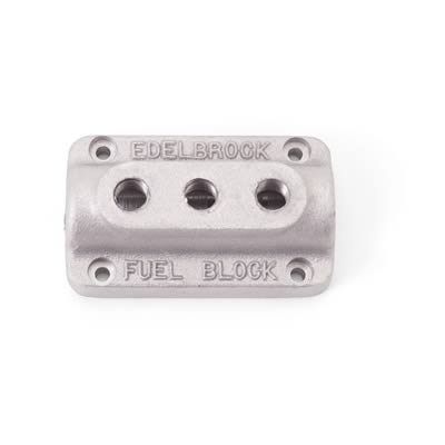 Edelbrock Fuel Block Triple As Cast thumbnail 2