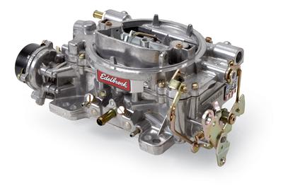 Edelbrock Carburetor Performer Series 4-Barrel 500 CFM Electric Choke Satin Finish thumbnail 2