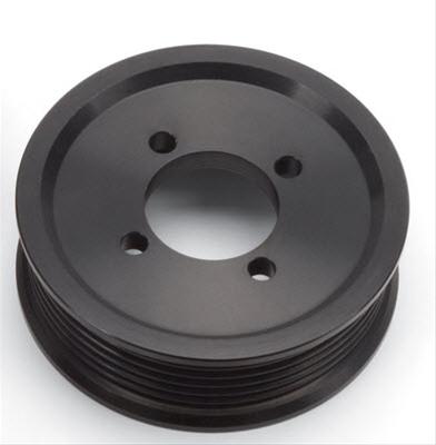 Edelbrock Pulley Supercharger Enforcer 10 Rib 4 125In Black thumbnail 2