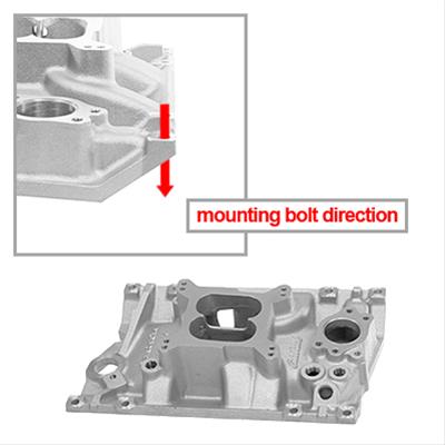 Edelbrock GM V6 Vortec Manifold thumbnail 2