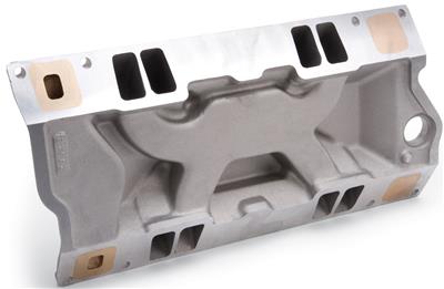 Edelbrock Manifold SBC Performer RPM Vortec Marine As-Cast thumbnail 3