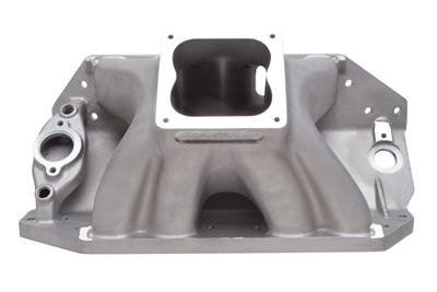 Edelbrock Manifold Big Victor II BBC w/ Edelbrock Profiler or Dart Big Chief Heads Dominator Flange thumbnail 7