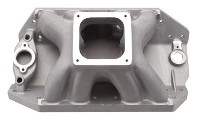 Edelbrock Manifold Big Victor II BBC w/ Edelbrock Profiler or Dart Big Chief Heads Dominator Flange thumbnail 8
